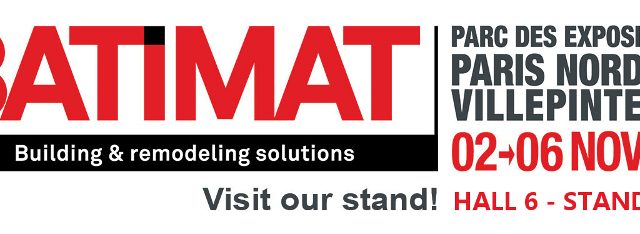 Master at Batimat 2015 in Paris from 2 to 6