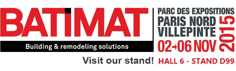 Master at Batimat 2015 in Paris from 2 to 6