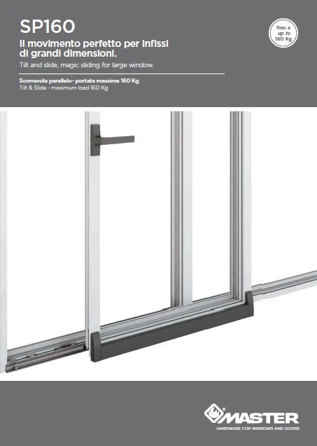 catalogo accessori serramenti SP 160 Tilt and Slide