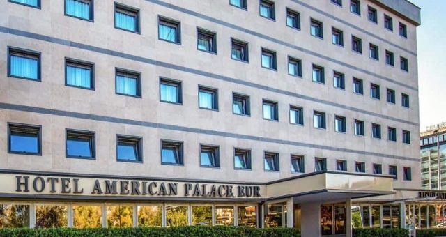 facciata dell'Hotel American Palace a Roma Master Italy