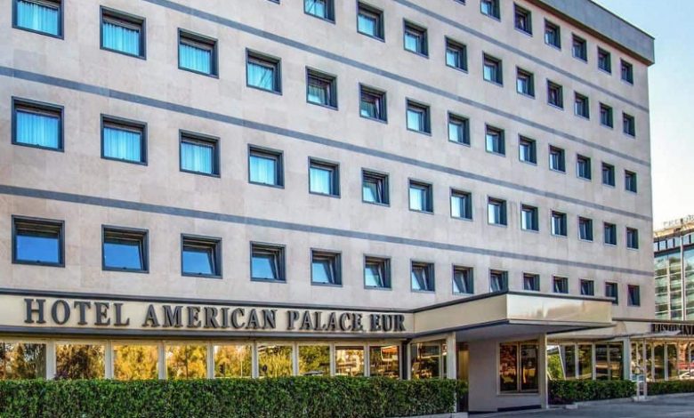 facciata dell'Hotel American Palace a Roma Master Italy