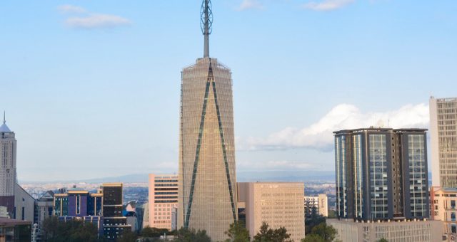 profilo della Britam Tower di Nairobi