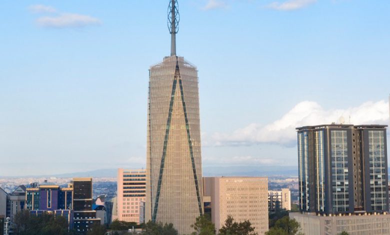profilo della Britam Tower di Nairobi