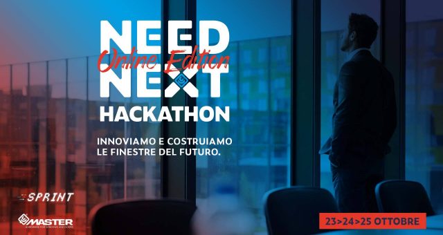 Master Italy presenta Need Next Hackathon online edition