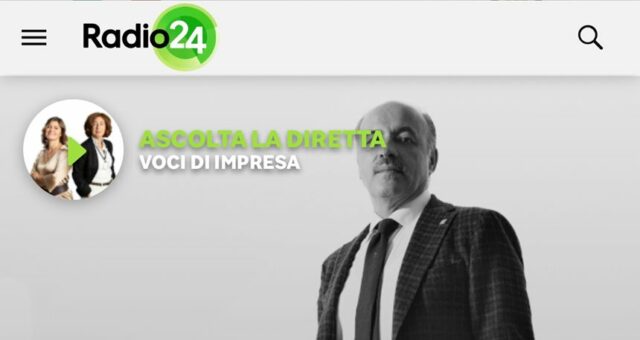 Voci di Impresa su Radio24 dedicata al Gruppo Master