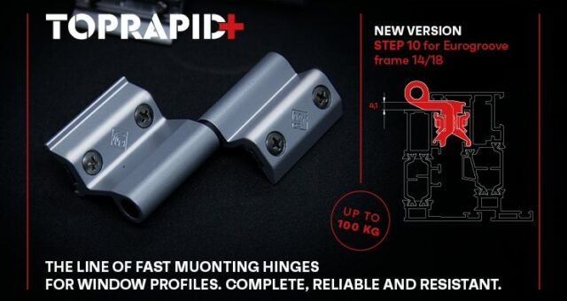 Master extends the range of Top Rapid hinges with the