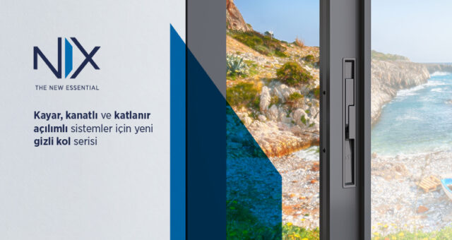 NIX’in minimalist tasarımı kayar ve katlanır açılımlı sistemler için iki