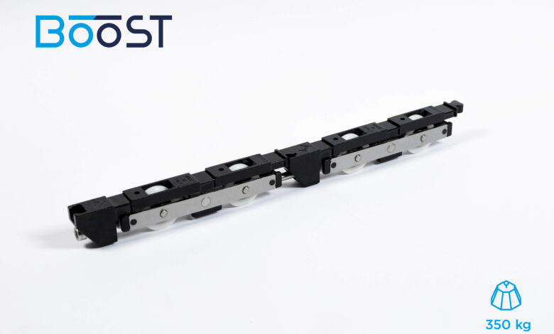 Arriva BOOST di Master:  il carrello doppio modulare registrabile con portata fino a 350 kg